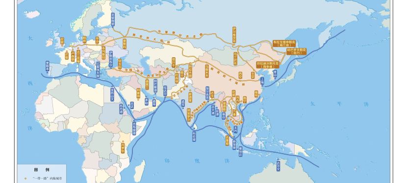 La Belt and Road Initiative nella nuove mappe&nbsp;cinesi