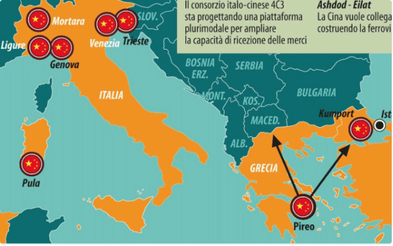 Le esercitazioni Cina-Italia nel Mediterraneo e il treno per Milano. Luglio lungo le nuove vie della&nbsp;seta